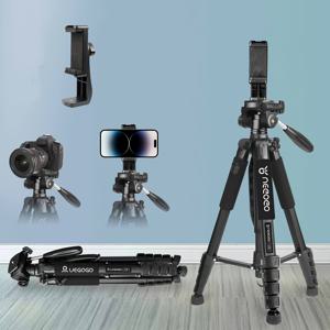 TEMU UEGOGO 전문가용 74인치 삼각대 (360° 볼 헤드) | 알루미늄 합금, 높이 조절 가능, 촬영, 카메라/링 라이트/프로젝터/휴대폰/DSLR용 휴대용 가방 포함 카메라 삼각대 | 브랜드: UEGOGO