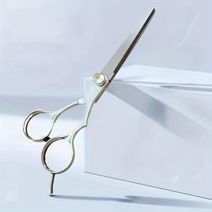 TEMU 6.5인치 프로페셔널 스테인리스 스틸 이발 가위 - 남녀 공용 헤비듀티 날카로운 헤어 가위, 양손잡이용 오른손/왼손 겸용 톱니 모양 블레이드 (톱니 모양 날 없음) - 컬/웨이브/일반 헤어용 살롱 및 홈 트리밍