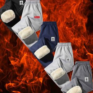 TEMU 1개 남성용 두꺼운 기모 안감 조거 팬츠 - 겨울 따뜻한 논스트레치 폴리에스터 섬유 벨트 & 발목 포켓 디자인, 세탁기 사용 가능한 캐주얼 아웃도어 스포츠 바지 (회색 & 검정색), 헬스, 하이킹, 데일리웨어, 조깅 바지, 하이킹 의류에 적합, 남성 겨울 바지, 헬스 바지, 벨트 포켓 디자인