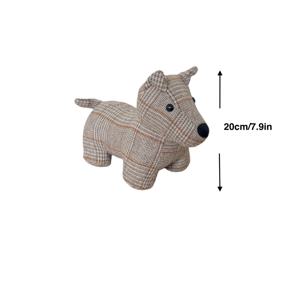 TEMU 모래 채우기 코기 강아지 문 막이 - 귀여운 코기 디자인의 튼튼한 패브릭 애완 동물 문 막이, 전기 불필요, 앞/뒤 문용, 실내/실외 사용, 애완 동물 애호가를 위한 이상적인 선물 (무광택), 실내 애완 동물 액세서리, 재미있는 디자인