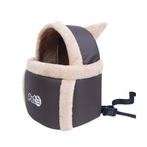 TEMU PET 팡팡 & 소형견 백팩 캐리어 - 대용량 겨울용 보온 소프트 통기성 하네스 시스템, 패딩 백 패널 & 잠금장치 - 핸즈프리 야외 여행용 캐리어 (비행기/차/유모차 호환)|강아지유모차