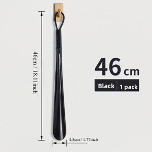 TEMU 1개 스푼형 손잡이가 있는 4가지 색상의 초장형 헤비듀티 ABS 신발 가락, 노인용, 이동 보조, 스니커즈, 걸이 구멍이 있는 헤비듀티 신발 도우미 - 임산부, 여행에 필수품