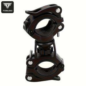 TEMU TOSUOD 회전 헤드 조절식 자전거 라이트 마운트 - 고강도 ABS 구조, 360° 회전, 퀵 릴리스 클램프, 자전거 핸들바 호환, 배터리 미포함