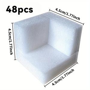 TEMU 충돌 방지 코너 보호대, 삼각형 충격 방지 폼 플라스틱 범퍼, 직각 박스 가드, 포장 폼 코너, 가장자리 보호대, 충격 흡수, 포장, 배송, 우편, 보관, 가구, 이사, 그림 액자 보호에 적합, 가구 보호,배송 보호,,폼 범퍼,충격 흡수 소재,포장 쿠션,충돌 방지 범퍼,배송 비즈니스,사무용 포장