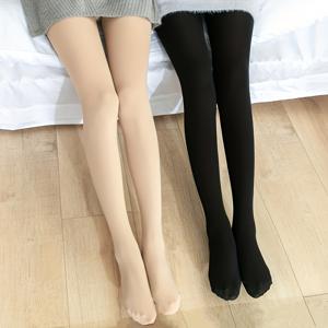 TEMU 여성용 두꺼운 보온 타이츠 2개 - 하이웨이스트 겨울용 보온, 반투명 팬티스타킹 400/두꺼운 레깅스, 손세탁 가능한 슬림 탄력 스타킹, 날씨 및 레이어링용