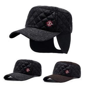 TEMU 오늘출발 남성 남자 중년 퀄팅 겨울 모직 귀달이 군모 누빔 패딩 안감 기모 모자