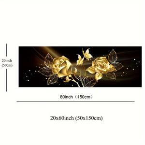 TEMU 침실, 거실, 복도를 위한 이상적인 선물, 현대 예술, 꽃 장식 그림, 벽 예술, 벽 장식, 겨울 장식, 방 장식을 위한 1개의 액자 없는 캔버스 포스터