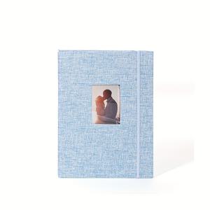 TEMU 3인치 사진을 위한 리넨 포토 앨범, 208포켓 수용력, 독창적인 자가 접착식 사진 정리, 똑바로 된 모양