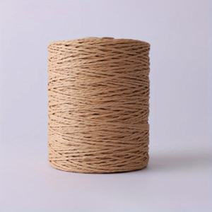 TEMU 천연 라피아 밀짚 실, 280-300m 롤 - DIY 크로셰 & 뜨개질 프로젝트, 수제 바구니 & 모자에 완벽