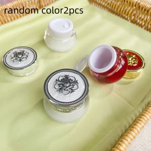 TEMU 2개 15g 아크릴 오라치드 재스, 꽃 디자인, 재사용 가능한 용기, 얼굴 크림, 세럼 및 로션, 휴대용 여행 친화적인 보관, 보관 솔루션 | 우아한 용기 | 아크릴 재스, 정리함