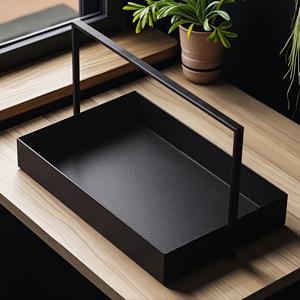 TEMU 1개 중국식 레트로 철제 보관 바구니 차 간식 그릇 티슈 보관함 일본 스타일 홈 오피스 욕실 캠핑 크리스마스 발렌타인데이 이스터용 수납 선반