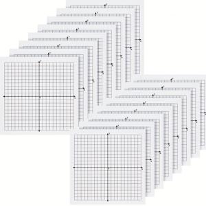 TEMU 8/16장 그래프 용지 스티커 메모 3 x 3인치 라인 미니 그리드 노트, 접착식 그리드 메모 패드 - 사무실 학교 수학용품, 각 패드당 25매