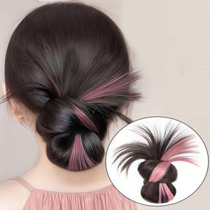 TEMU 여성용 합성 그린 파우더 클로 클립 - 고급 포니테일, 번 메이커 및 업두 스타일을 위한 조절 가능한 크랩 클립 | 핑크, 블루, 블랙, 화이트, 브라운 색상 미끄럼 방지 헤어 액세서리 | 모든 머리 타입과 연한 베이지 톤에 적합한 사용하기 쉬운 포니테일 홀더, 안전한 고정