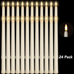 TEMU 24개입 무화염 LED 양초 조명 - 배터리 작동, 깜박이는 따뜻한 노란색 조명, 글리터가 있는 독립형 원형 양초 홀더, 가정 장식, 파티, 결혼식, 휴일용 - 실내 사용, 파티 장식, 장식 조명