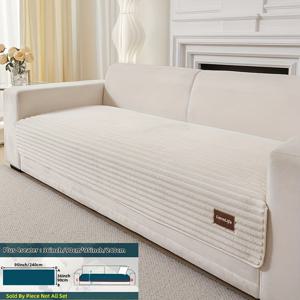 TEMU 1개 소파 모든 소파 유형 호환 (1/2/3/4인용, 러브시트, 섹셔널) - 플러시 올시즌 소파, 부드럽고 따뜻한 겨울용, 세탁기 사용 가능한 애완동물 방지 가구, //EAU/ASIA용 맞춤형|소파|쿠션커버|3인용쇼파