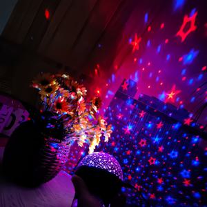 TEMU 1개 RGB 스타라이트 램프, 은하수 별하늘 달 프로젝션 매직볼 야간 조명 | 어린이용 홈 데코 스마트 컬러 체인지 음성 제어 플래싱 분위기 USB 플러그인 데스크탑/스테이지 프로젝터, 침실, 게임룸, 가정 극장 천장 및 사무실 파티 모임에 적합 — 완벽한 크리스마스, 발렌타인데이, 부활절, 할로윈 선물