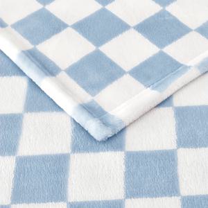 TEMU 울트라 소프트 프린트 플란넬 체크 무늬 담요가 들어있는 압축 패키지. 낮잠에 완벽하며 유럽 및 미국에서 인기 있는 양면 프린트 플리스 담요입니다.