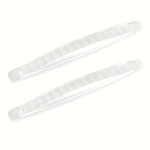 TEMU 2개 세트 헤비듀티 자동차 범퍼 - 충격 및 스크래치 방지 전/후면 범퍼 (블랙/화이트 패널), 간편 설치 직결형, 자동차, SUV, 트럭 호환 (모든 차량 적용 가능) - 보호 기능