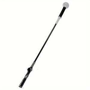 TEMU 골프 스윙 트레이너, 실내 휩 치핑, 타격 강도 및 템포 훈련을 위한 유연한 중량 골프 연습용 스틱, 골프 액세서리