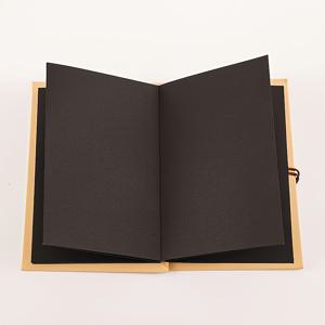 TEMU 1개의 아코디언 스타일 접이식 사진 앨범, 검은 종이로 만든 16페이지의 창의적인 DIY 스크랩북, 수제 가족 기억 책