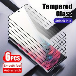 TEMU 삼성 S24 Ultra/S24/S24+/S23 Ultra 곡면 스마트폰에 적합한 6개의 곡면 강화 유리 스크린 보호 필름, S23+/S22/S22+ 보호 필름 (S21/S21+/S20/S20+ 풀 커버리지) 및 S10E/S10+/S10 5G에도 호환 가능.