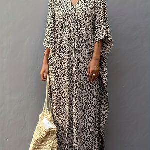 TEMU 여성용 플러스 사이즈 프린트 그래픽 커버업 드레스, 비치 카프탄, 여성 수영복 및 의류|빅사이즈수영복