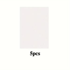 TEMU 스티치 자체 접착 세척 가능 안정제, 인쇄 가능한 원단 같은 찢어지지 않는 자수 뒷받침, 5개/10개 흰색 수용성 부직포, 자수 및 봉제를 위한 벗겨내고 붙이는 용이함