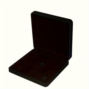 TEMU 1개 원형 벨벳 보석함, 반지 및 목걸이 수납 케이스, 귀걸이 전시대, 팔찌 & 뱅글 정리 선물 상자