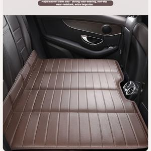 TEMU 1pc 접이식 자동차 뒷좌석 매트리스, 휴대용 여행 침대, 개 자동차 좌석 커버, 대부분의 자동차/수입차/트럭에 적합, 캠핑 및 로드 트립 RV 침대 매트리스용凹형 디자인|이불|접이식침대|캠핑용품