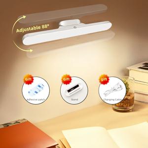 TEMU LED 메이크업 램프 라이트 USB 눈 보호 충전식 휴대용 매달리는 자석 램프 터치 스위치 거울 빛 셀카 라이트