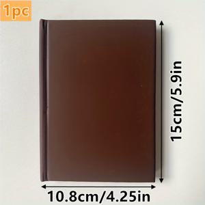 TEMU 스트로베리 초콜릿 디자인 A6 플래너. PU 가죽 텍스처 하드커버, 핑크색 80페이지, 다양한 인서트 8개 포함. 가볍고 휴대하기 좋은 포맷으로 선물용으로 완벽합니다.