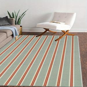 TEMU 1pc 라이트 그린과 레드 지역 매트 - 방, 거실, 식당, 욕실, 발코니용 내구성, 세탁 가능, 쉽게 청소할 수 있는 바닥 매트 - 둥근 모서리가 있는 직사각형 폴리에스터 매트, 쉬운 유지 보수 매트 | 현대적인 장식 매트 | 기계 세척 가능 매트, 거실용 지역 러그