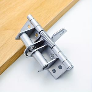 TEMU 90° 조절 가능한 자동 문 닫힘 하이글 - 4인치 모던 메탈 스프링 하이글, 오른쪽 각도 위치, 부드러운 닫힘 및 안전한 문 작동을 위한 리바운드 인비지블 문 마운트, 문 하이글, 세련된 금속 마감, 내구성 있는 구조