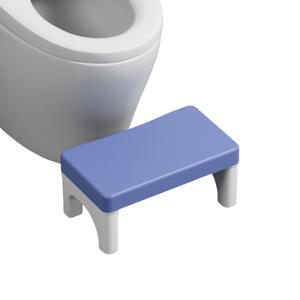 TEMU 휴대용 분리형 플라스틱 발받침 - 두꺼운 욕실 스텝 스툴, 화장실 위치 매트, 변기 보조 스텝