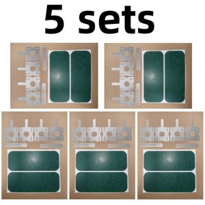 TEMU 마키타 18650 모듈 수리용 5개 세트 18650 모듈 용접 니켈 시트, 마키타/웨이크 18650 모듈 유지보수에 적합한 절연 종이 세트 - DIY 10구역 18650 모듈 용접 액세서리 키트, 산업 및 과학적 사용, 용접 액세서리