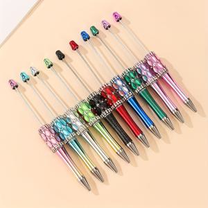 TEMU 30개 럭셔리 글리터 볼펜 비즈 컬러풀 인조 포함, 헤비듀티 비즈 DIY 펜 주얼리 만들기 키트, 창의적인 문구류