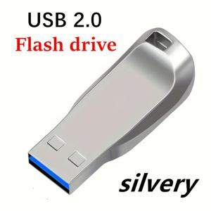 TEMU 2025년 새로운 USB 2.0 고속 플래시 드라이브 - 8GB/32GB/64GB/90GB/100GB/116GB/128GB 컴팩트 휴대용 플래시 드라이브, 금속 디자인, 내구성 및 스타일리시한 노트북, 데스크탑, 휴대폰, 태블릿, 휴대폰 저장, 세련된 금속 마감, 튼튼한 구조