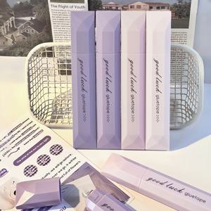 TEMU 4pcs 행운의 펜 스타일 이중용 테이프, 롤러 디자인, 쉽게 적용하고 붙일 수 있음, 편리하고 빠름, 편안한 손잡이, DIY 회계, 사무용품, 노트 붙이기에 적합