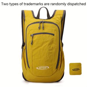 TEMU 대용량 패션 백팩, 다기능 캐주얼 경량 백팩, 심플 접이식 백팩, 아웃도어 하이킹 , 학생용 가방, 단거리 여행용 가방|백팩|가방|남자가방