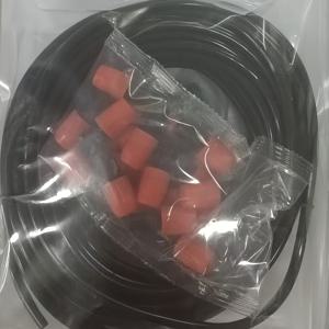 TEMU 20m 휴대용 관개 시스템, 조절 가능한 흐름 밸브 - 자동 정원 물 주입 키트, PVC 소재, 전기 없음, 효율적인 야외 식물 관리에 적합, 야외 물 주입 | 조절 가능한 스프레이어 | 내구성 있는 노즐 디자인, 관개 드립 관개 시스템 키트