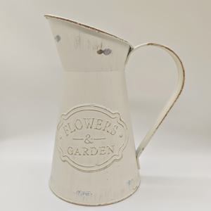 TEMU 1개 발코니 걸이 다육이 화분, 단조 철제 화병, 주석 걸이 양동이, 빈티지 싱글이어 화분, 빈티지 철제 양동이, 팜하우스 물뿌리개 장식 화분, 주석 화병 (꽃 미포함), 빈티지 철제 덕빌 화병, 우유통, 팜하우스