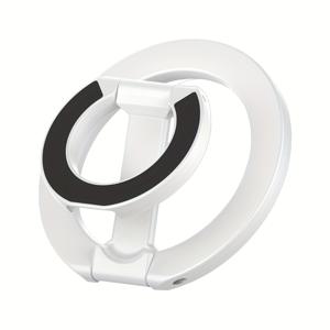 TEMU 3구역 자석 손가락 홀더, 양면 자석 흡착, 초경량 및 얇음, 강력한 흡착력, 360° 회전, 벽 스티커, 다용도 접이식 반지, 휴대폰 스탠드, 합금 휴대용 범용 데스크탑 창의적인 휴대용 라이브 스트리밍 L|그립톡|책상|태블릿