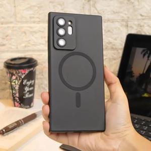 TEMU 삼성 갤럭시 노트 20 울트라/노트 20 호환 슬림 소프트 럭셔리 매트 마그네틱 솔리드 컬러 케이스 + 카메라 렌즈 보호기 포함