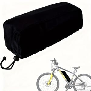 TEMU 전기자전거 배터리 커버, 야외용 전기 자전거 배터리 보호 가방, 바다용 용, 돌고래, 호랑이 상어, 거대 상어 (블랙) 배터리 보호 커버, 배터리 보관 솔루션, 야외용 배터리 커버, 배터리 케이스, 배터리 프로텍터, 돌고래 패턴, 호랑이 상어 프린트, 충격 방지 쉘, 견고한 구조, 야외 사이클링, 전기자전거 소유자용