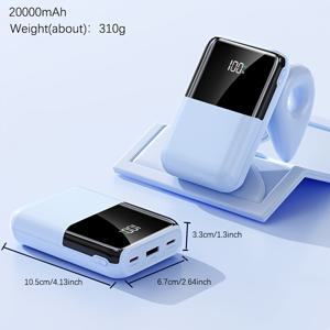 TEMU 10000/20000mAh 대용량 휴대용 충전기. USB 22.5W 초고속 충전, Type-C/PD 20W 양방향 고속 충전 기능 내장. 및 아이폰 기기 호환. 안전하고 스타일리시하며 컴팩트하게 디자인되었습니다.|보조배터리|C타입충전기|보조배터리20000