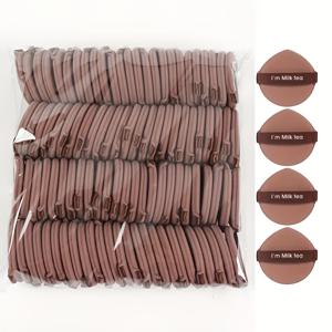 TEMU 50개 라텍스프리 메이크업 뷰티 블렌더 - 이중 사용 (습식/건식) 파운데이션, 컨실러, 파우더 어플리케이터 스펀지 - 비알레르기성, 무향료, 민감한 피부에 적합한 Light Beige색상의 전문가 & 일상형 메이크업 - 모든 Light Beige톤을 위한 완벽한 선택