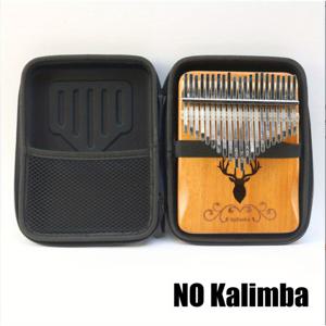 TEMU 1개 내구성 EVA 34키 칼림바 케이스, 두꺼운 충격방지 하드쉘과 부드러운 이너라이닝 & 정밀한 건반슬롯 - 17/21/34 키 엄지피아노용 보호 수납박스, 음악가를 위한 완벽한 크리스마스 선물 (카키/진갈색/검정)