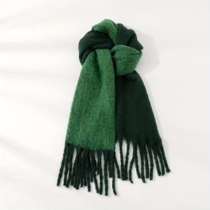 TEMU 여성용 럭셔리 투톤 스카프 - 두꺼운 보온 랩, 우아한 겨울 목도리 & 샤울, 공식/캐주얼 의상용 부드러운 따뜻함 - 다양한 색상 옵션 (핑크/레드, 그레이/블랙 등), 손세탁 가능한 추운 날씨 액세서리, 다용도 , 세련된 디자인, 포근한 원단, 스타일리시 랩, 패션을 사랑하는 여성