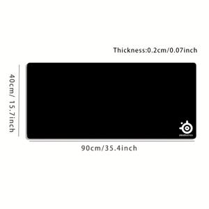 TEMU 1개 대형 게이밍 마우스 패드, 매우 긴 미끄럼 방지 표면, 간편한 청소 가능한 고무 베이스, 방수 디자인, PC, 사무실 및 e스포츠에 적합 - 게이머를 위한 이상적인 선물 (전문가 및 가정용) - 키보드 A와 호환|장패드