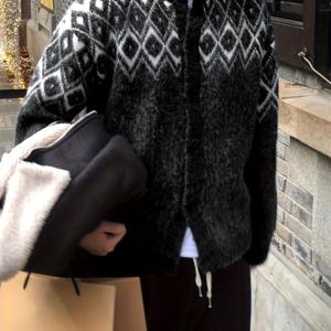 TEMU 남성용 코리안 스타일 오버사이즈 릴렉스핏 재킷 - 코리안 웨이브 패션 버튼 프론트 지퍼 클로저, 봄/가을 캐주얼 레이어링 코트, 손세탁 가능한 아우터웨어